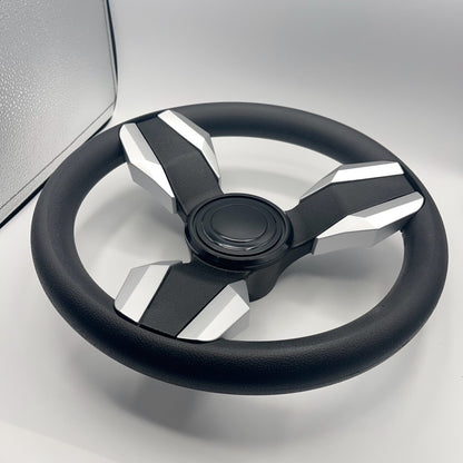 Collina Boat Steering Wheel Brushed Inserts - Keyed ONLY