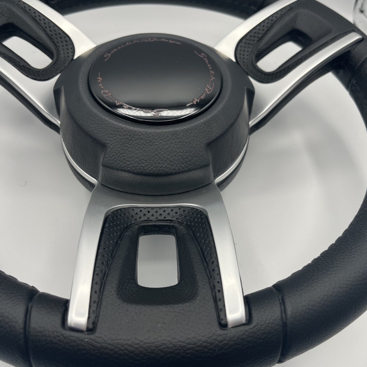 Gussi Italia Black Model 702 Steering Wheel | SouthBay Boats