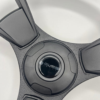 Model M13K Black Boat Steering Wheel Soft Touch Rim ABS Spokes | Gussi Italia