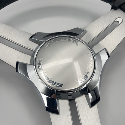 Model 15 Marine Steering Wheel Brushed Aluminum Spokes | Smokercraft
