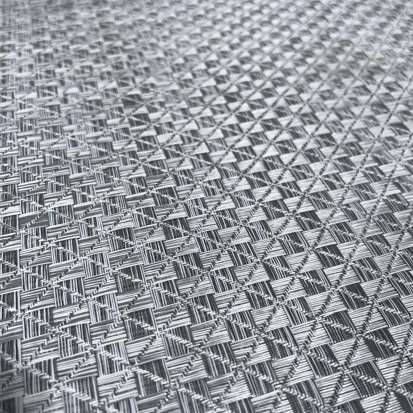 Woven Vinyl Flooring | Ribbon - Silver Lining | 8'6" W | Choose Your Length