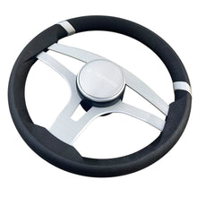 Badia Boat Steering Wheel Brushed Aluminum Spokes