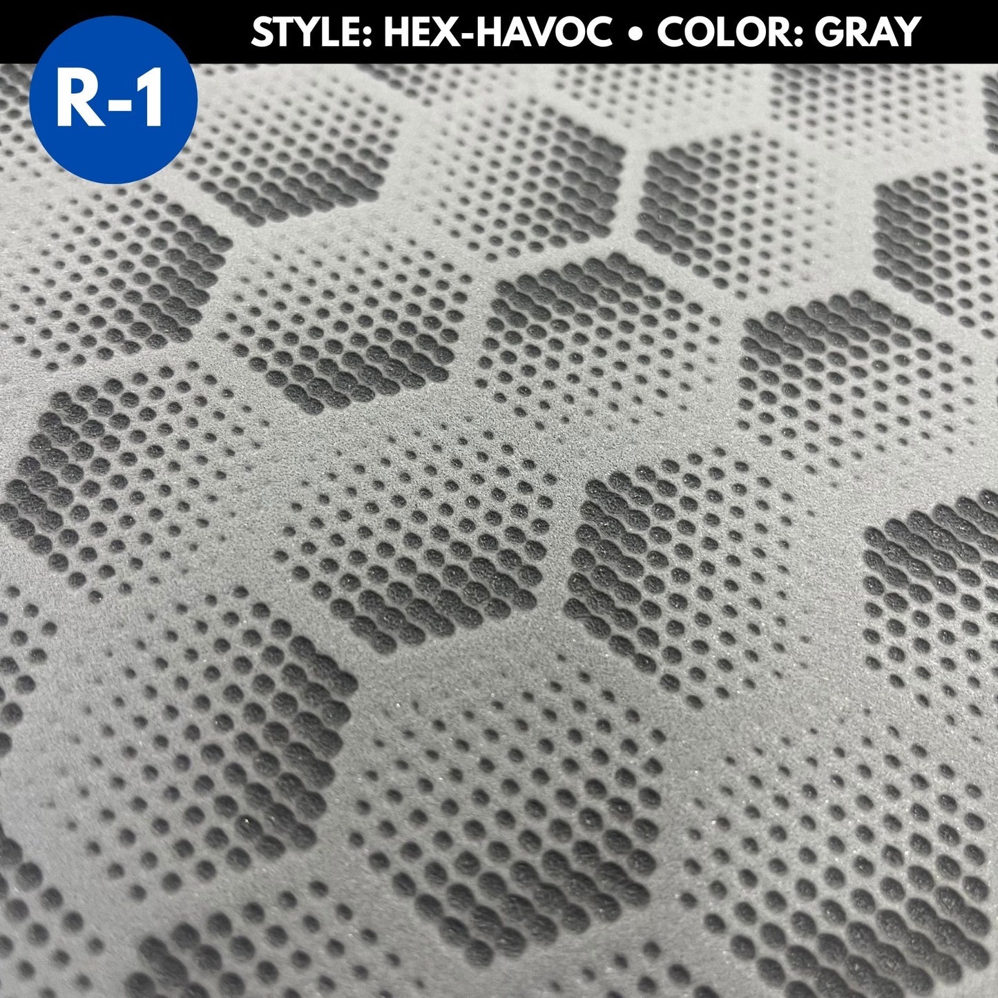 reFLEX | HEX-HAVOC | 3MM Fully Lasered Sheet with Pressure Sensitive Adhesive