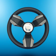 Collina Boat Steering Wheel Dark Gray Inserts - Stingray - Keyed ONLY