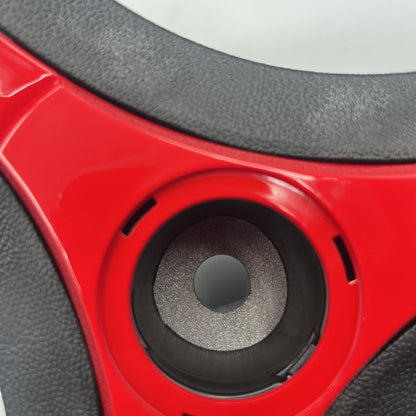 Brenta Black & Red Golf Cart Steering Wheel Fits CLUBCAR PRECEDENT
