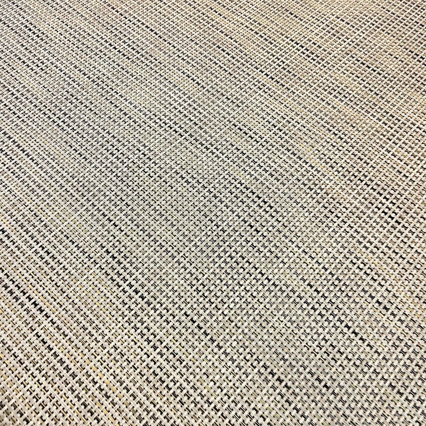 Woven Vinyl Flooring | Basketweave - Straw | 6' Width | Choose Your Length