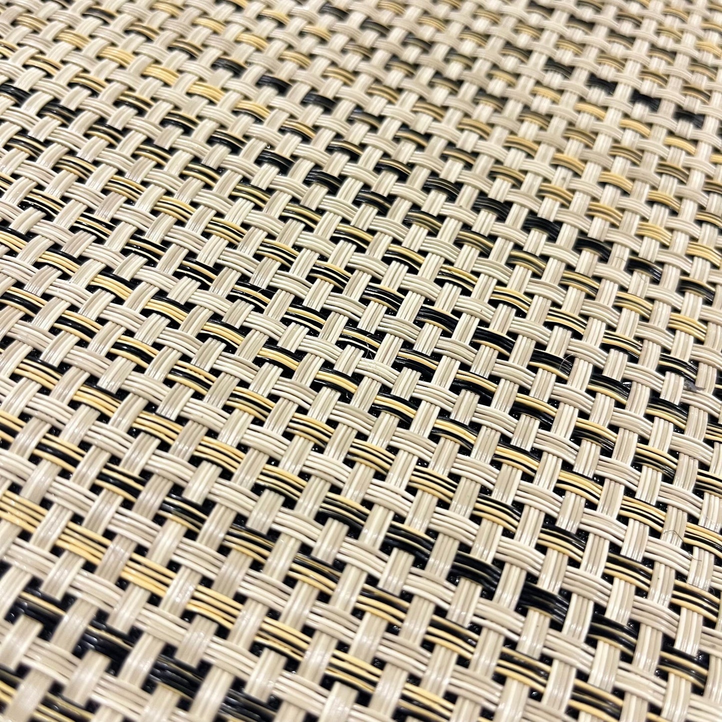 Woven Vinyl Flooring | Basketweave - Straw | 6' Width | Choose Your Length