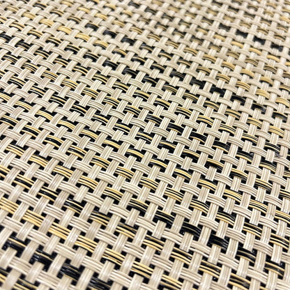 Woven Vinyl Flooring | Basketweave - Straw | 6' Width | Choose Your Length