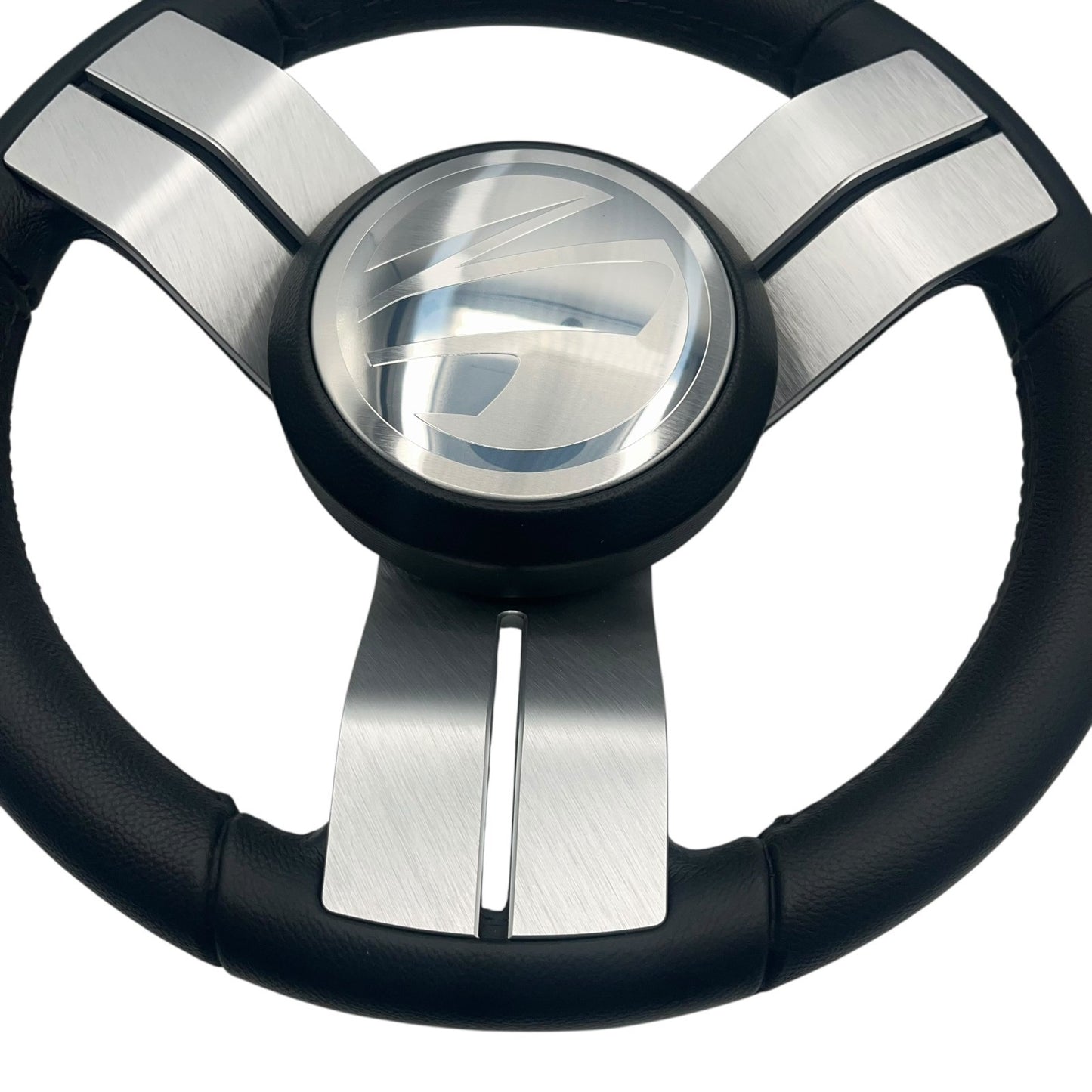 Gussi Italia Marine Steering Wheel Stainless Steel Spoke Soft Touch Rim | Tige