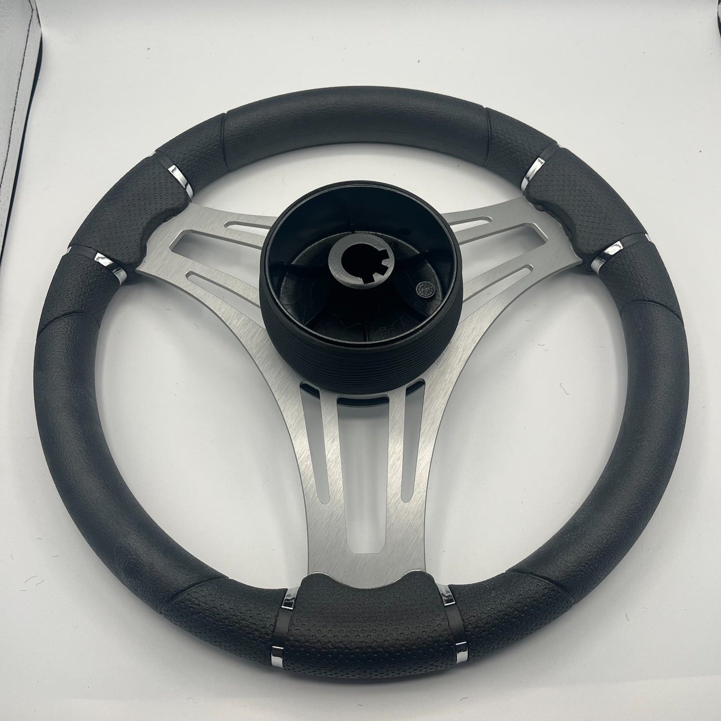 Verona Boat Steering Wheel Brushed Alum Spokes | Stingray