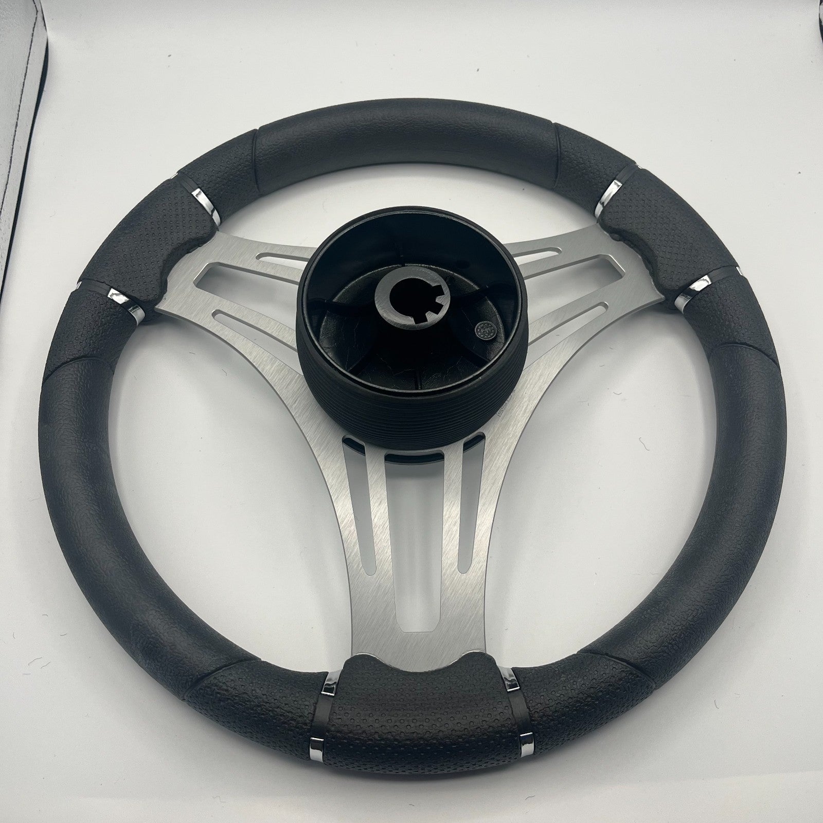 Verona Boat Steering Wheel Brushed Alum Spokes | Stingray