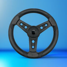 Lugana Black Marine Steering Wheel | Gussi Italia