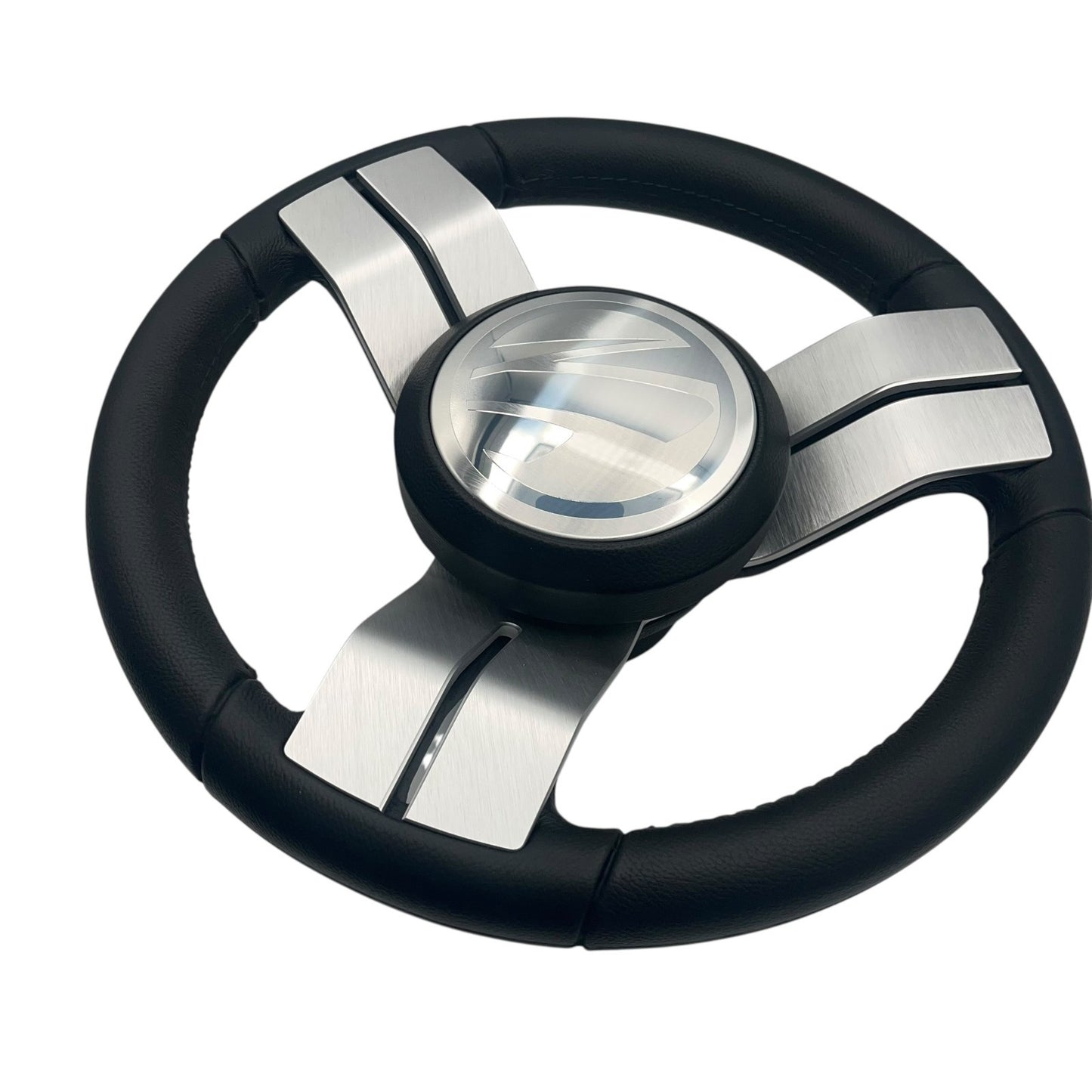 Gussi Italia Marine Steering Wheel Stainless Steel Spoke Soft Touch Rim | Tige