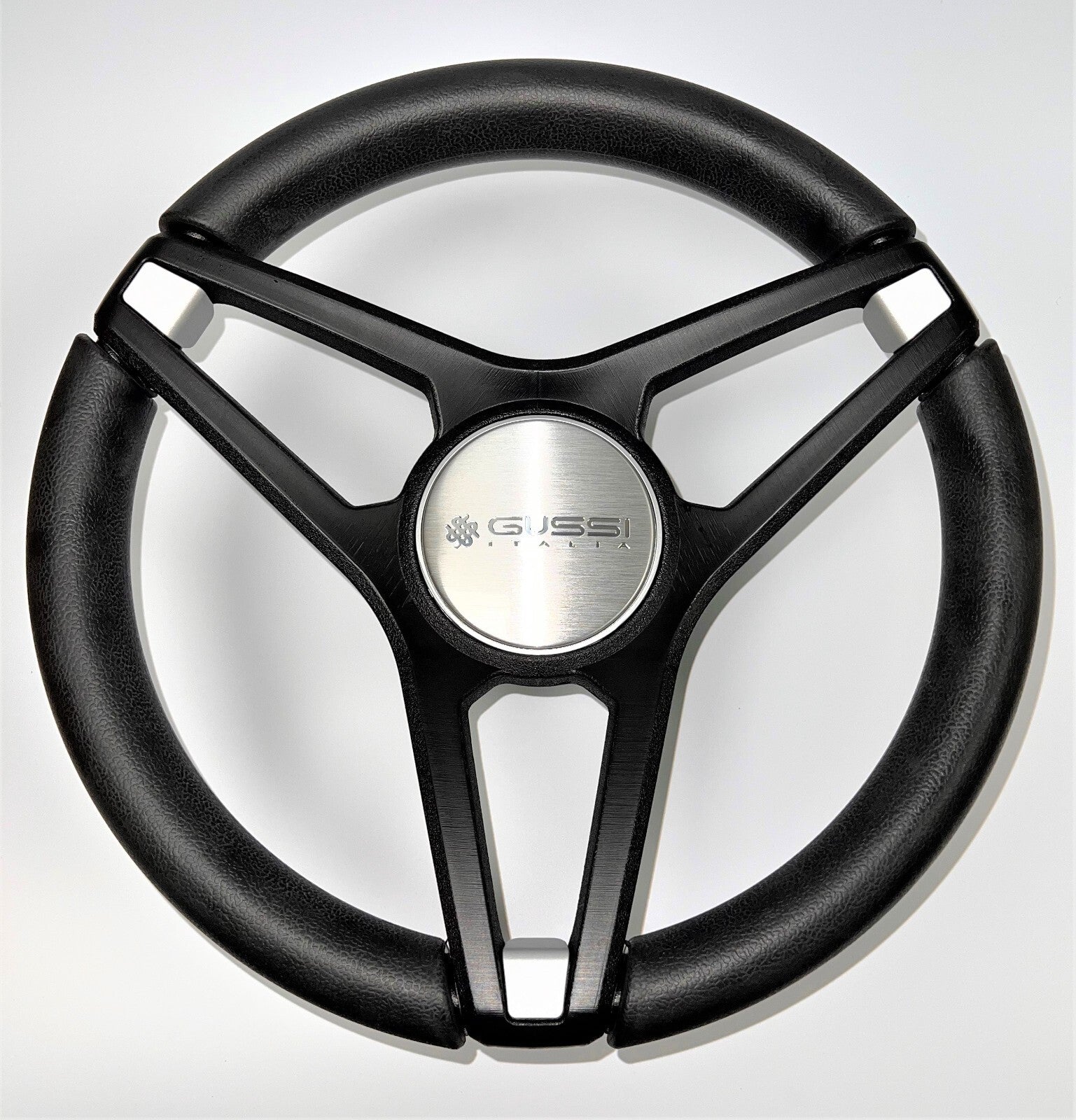 Molino Black & Silver Accents Golf Cart Steering Wheel fits YAMAHA Carts