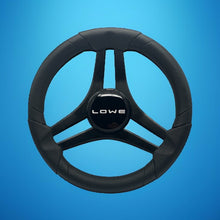 Molinara Marine Steering Wheel Black Brushed Aluminum Spokes | Lowe