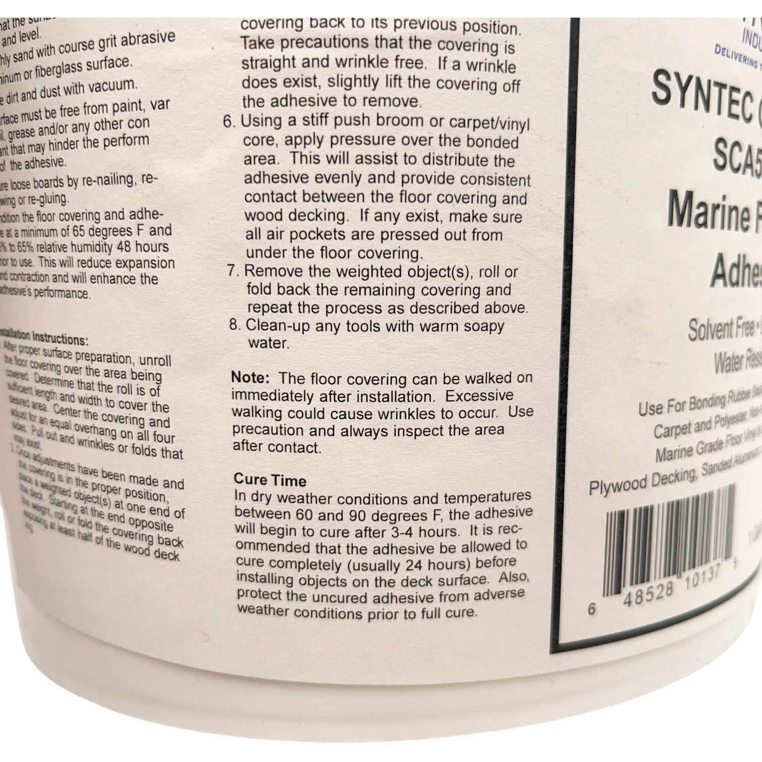Syntec Industries Carpet Adhesive Sca571-50 (1 Gallon)