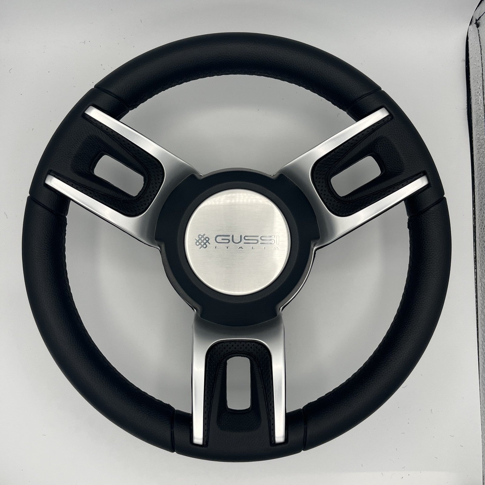 Gussi Italia Black Model 702 Steering Wheel | Gussi Italia