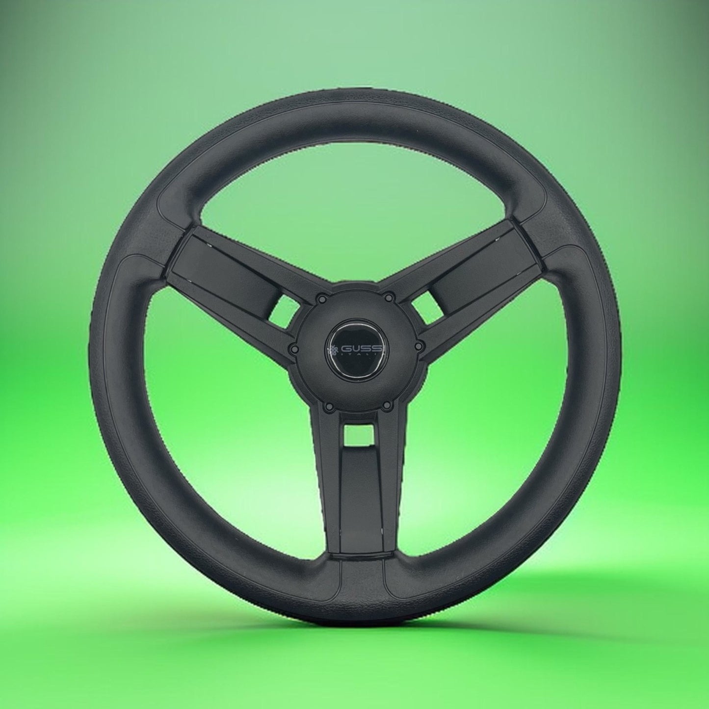 Giazza Black Golf Cart Steering Wheel - CLUB CAR DS carts