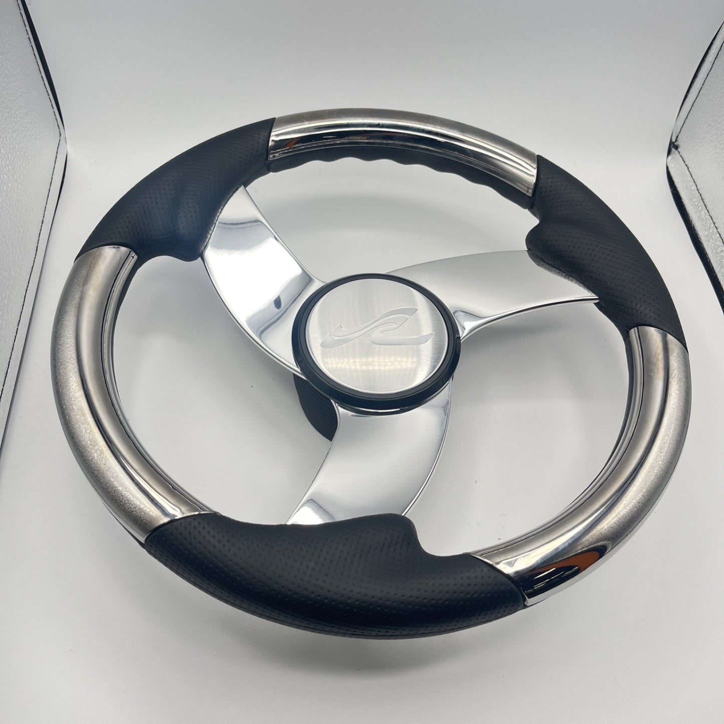 Model M533 Boat Steering Wheel Polished Alum Spoke | Sea Ray