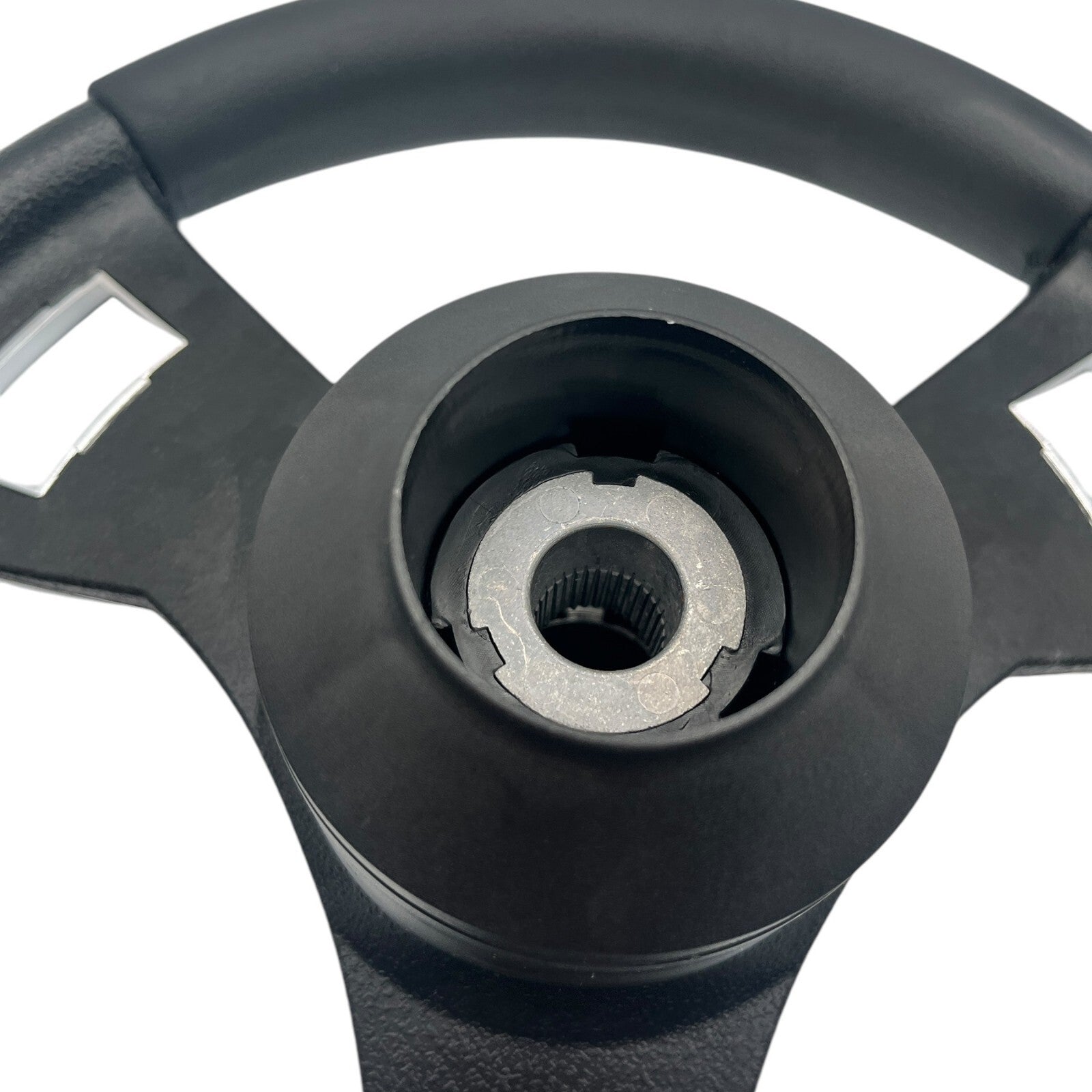 Model M13C Black & Chrome Steering Wheel fits all CLUB CAR DS Golf Carts
