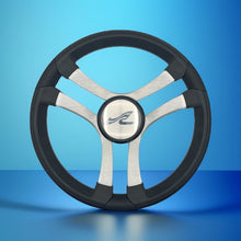Benaco Boat Steering Wheel Brushed Aluminum Spokes | SeaRay Boats