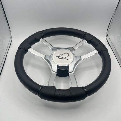 Malera Boat Steering Wheel Chrome Spokes | Apex Q Star