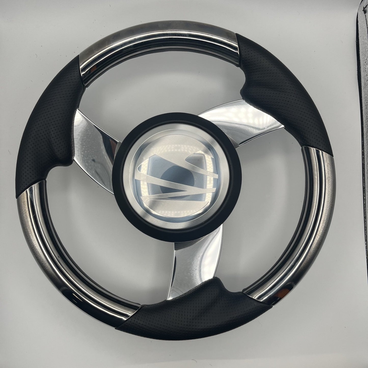 Model M533 Boat Steering Wheel Polished Aluminum Spoke | Tige