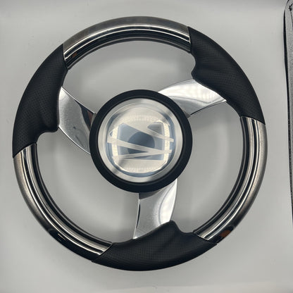 Model M533 Boat Steering Wheel Polished Aluminum Spoke | Tige
