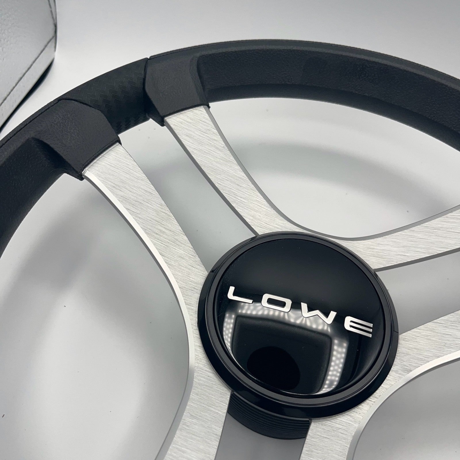 Benaco Boat Steering Wheel Brushed Aluminum Spokes | Lowe Boats