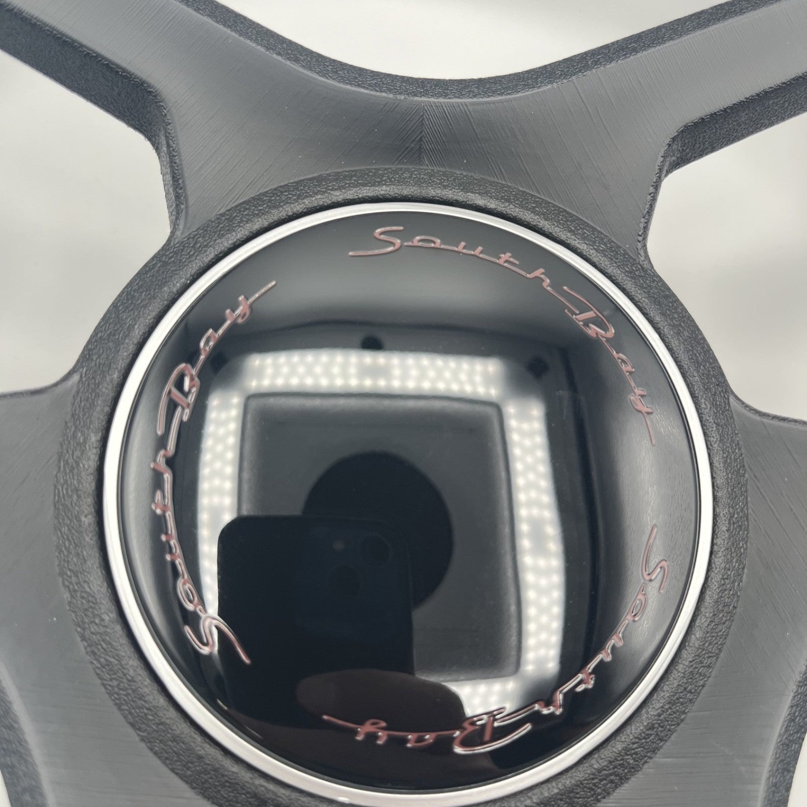 Molino Black w/Soft Touch Urethane Rim Boat Steering Wheel | South Bay Boats