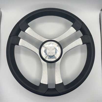 Benaco Boat Steering Wheel Brushed Aluminum Spokes | Stingray