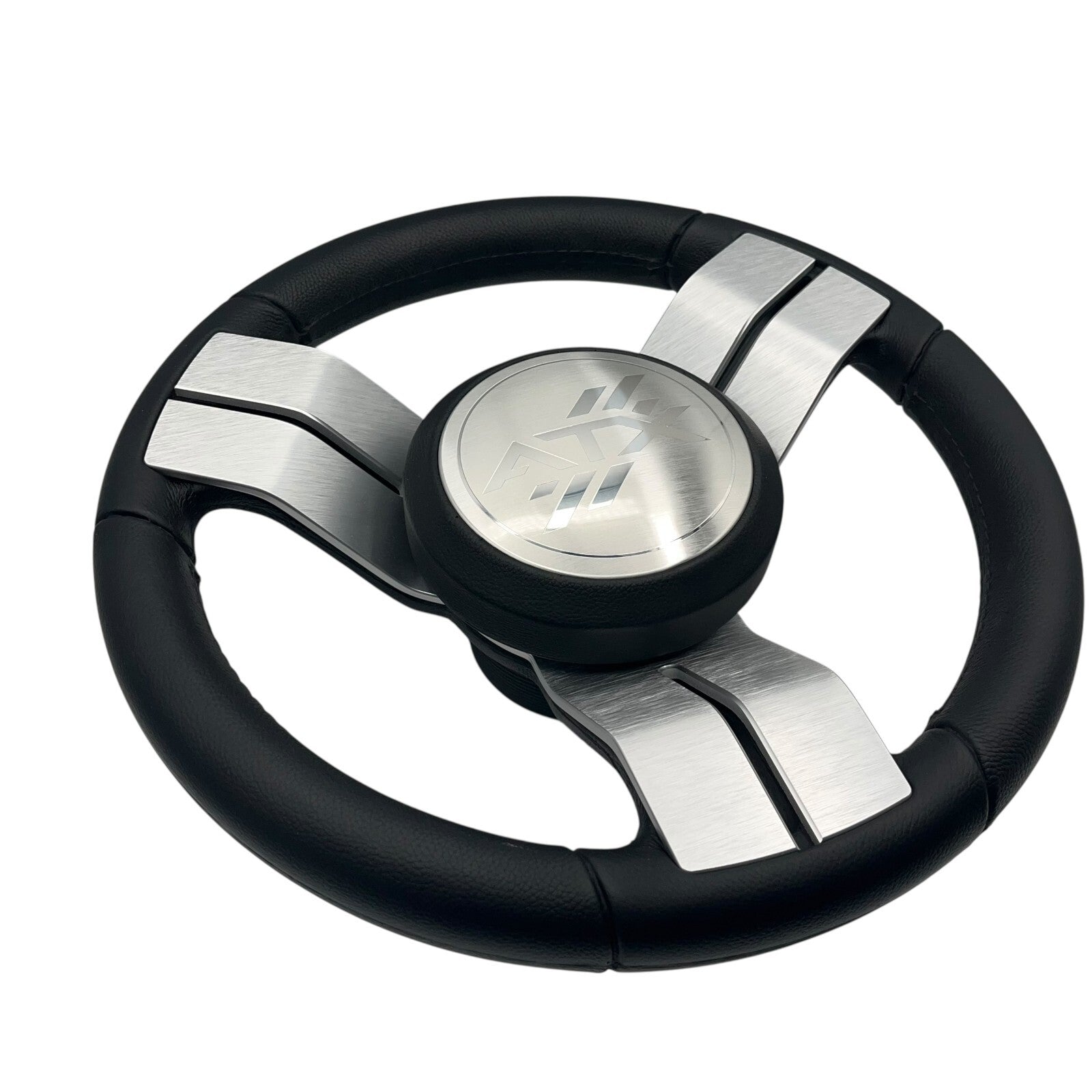 Gussi Italia Marine Steering Wheel Stainless Steel Spoke Soft Touch Rim | ATX