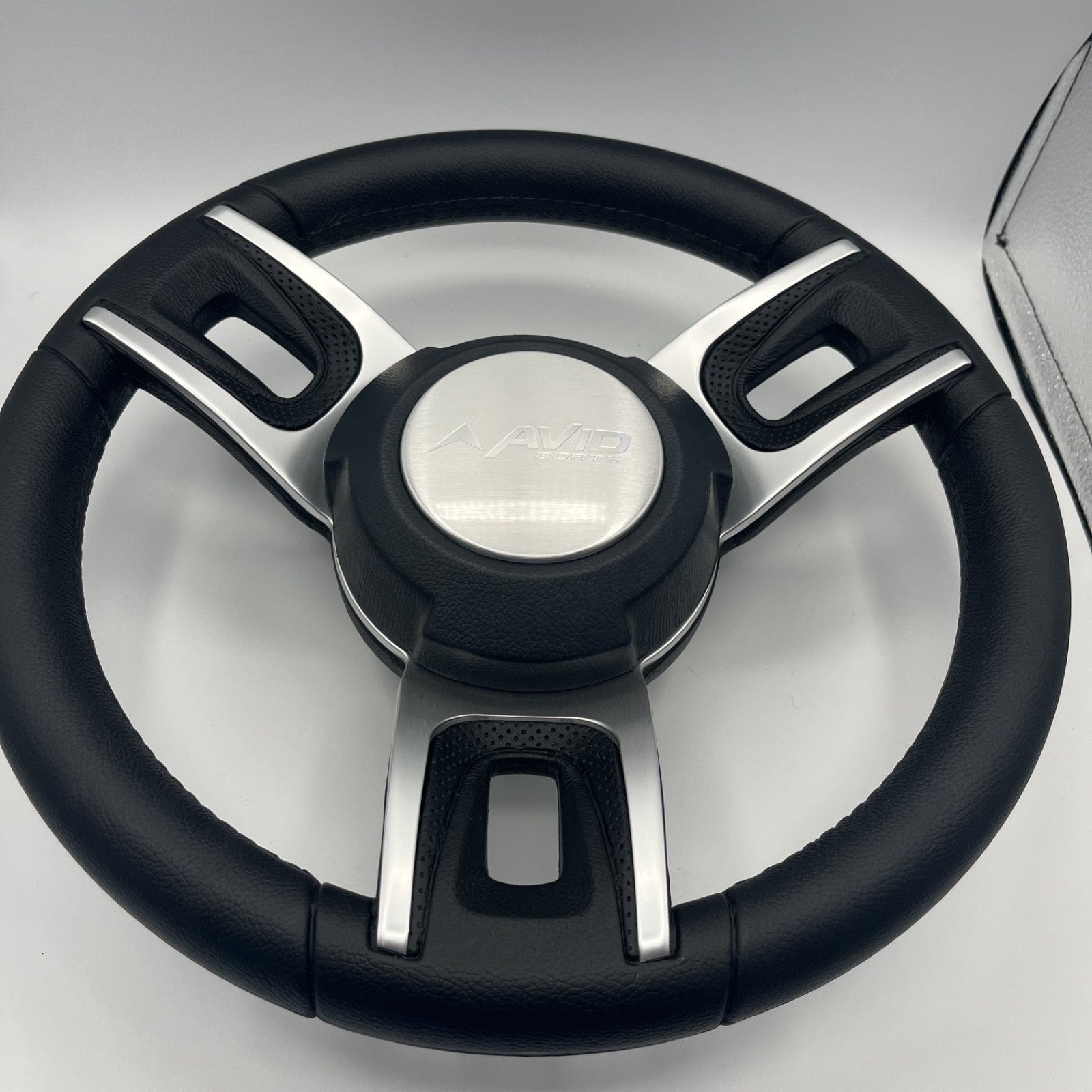 Gussi Italia Black Model 702 Steering Wheel | Avid Boats