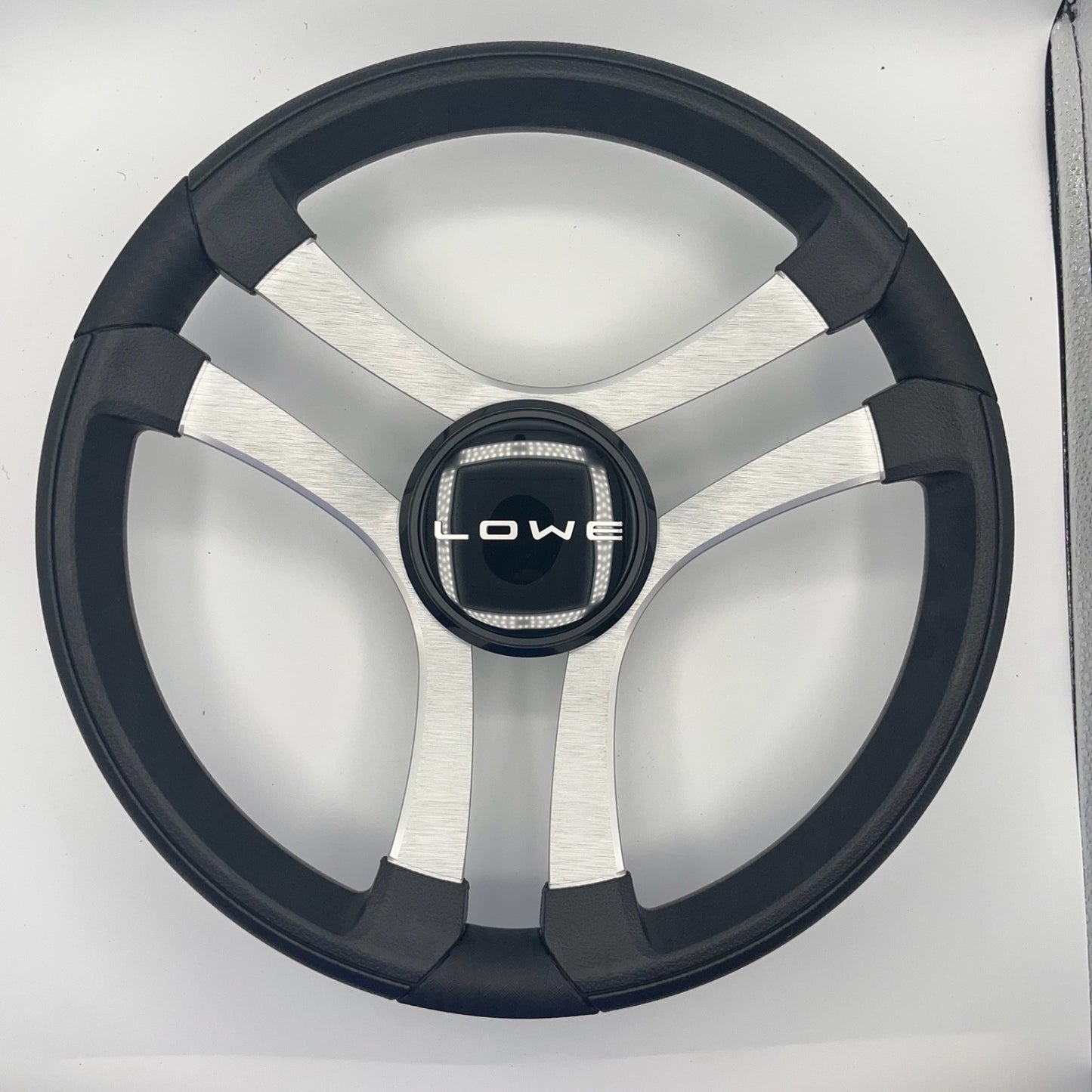 Benaco Boat Steering Wheel Brushed Aluminum Spokes | Lowe Boats