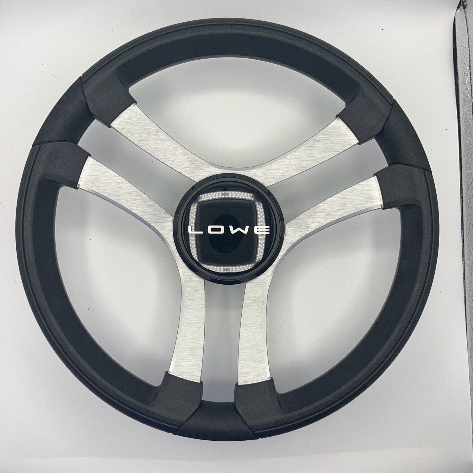 Benaco Boat Steering Wheel Brushed Aluminum Spokes | Lowe Boats