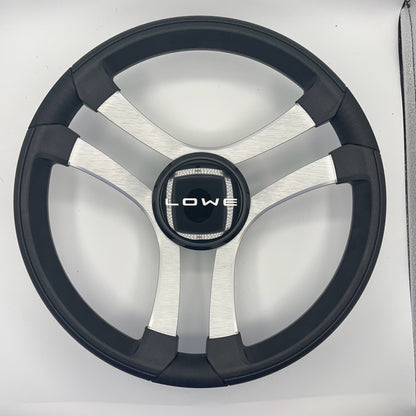 Benaco Boat Steering Wheel Brushed Aluminum Spokes | Lowe Boats
