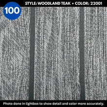 Woven Vinyl Flooring | Woodland Teak  - Greysmoke | 8'6" W | Choose Your Length