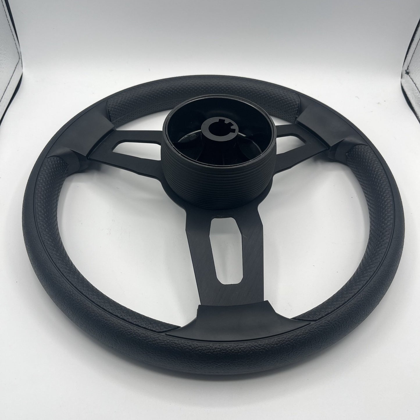 Gussi Italia Model 15 Steering Wheel Blk Brushed Alum Spokes | Regal