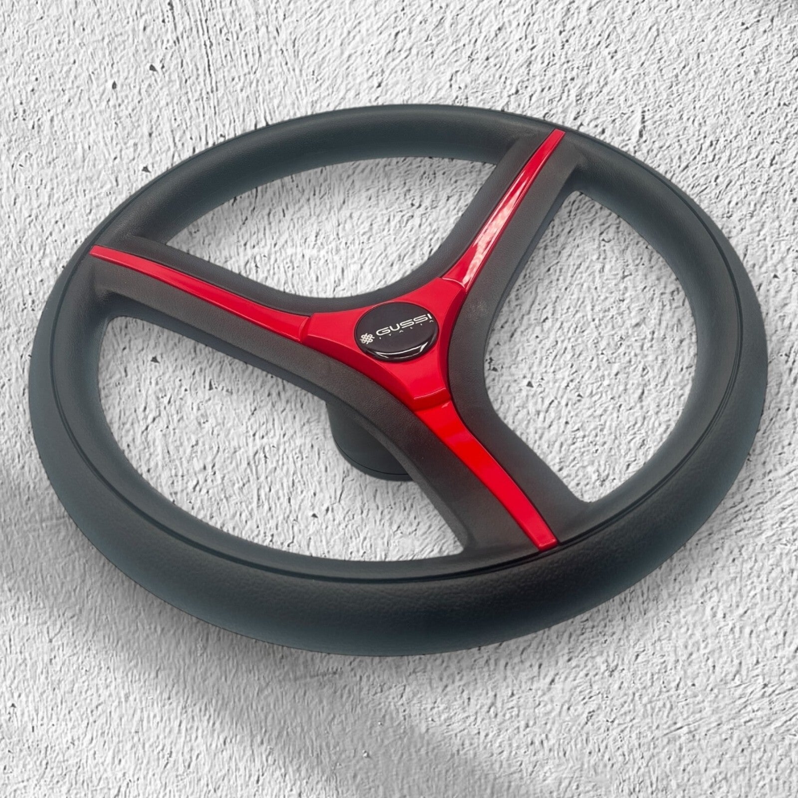 Brenta Black & Red Golf Cart Steering Wheel Fits CLUBCAR PRECEDENT