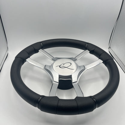 Malera Boat Steering Wheel Chrome Spokes | Apex Q Star