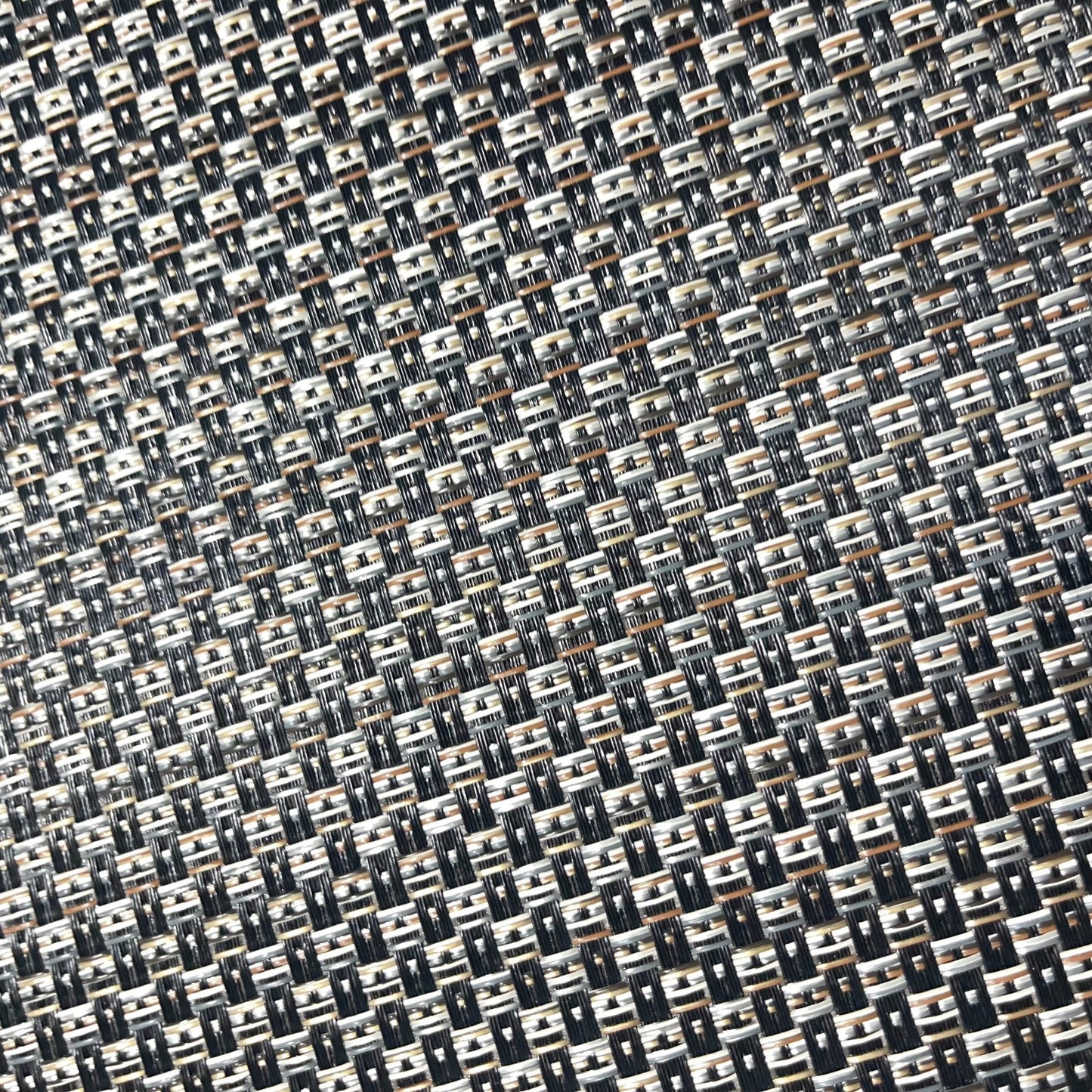Woven Vinyl Flooring | Urban Weave-Wrought Iron | 8'6" W | Choose Your Length