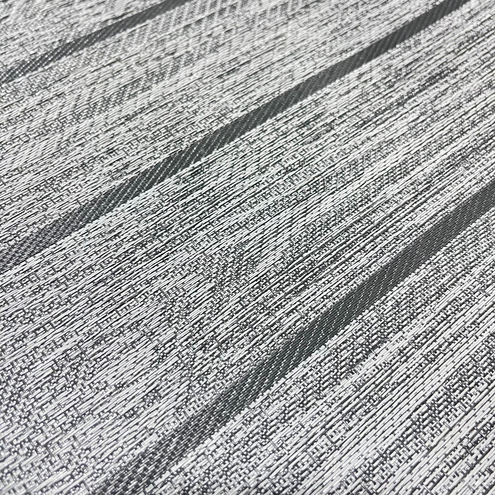 Woven Vinyl Flooring | Woodland Teak  - Greysmoke | 8'6" W | Choose Your Length