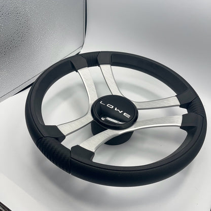 Benaco Boat Steering Wheel Brushed Aluminum Spokes | Lowe Boats