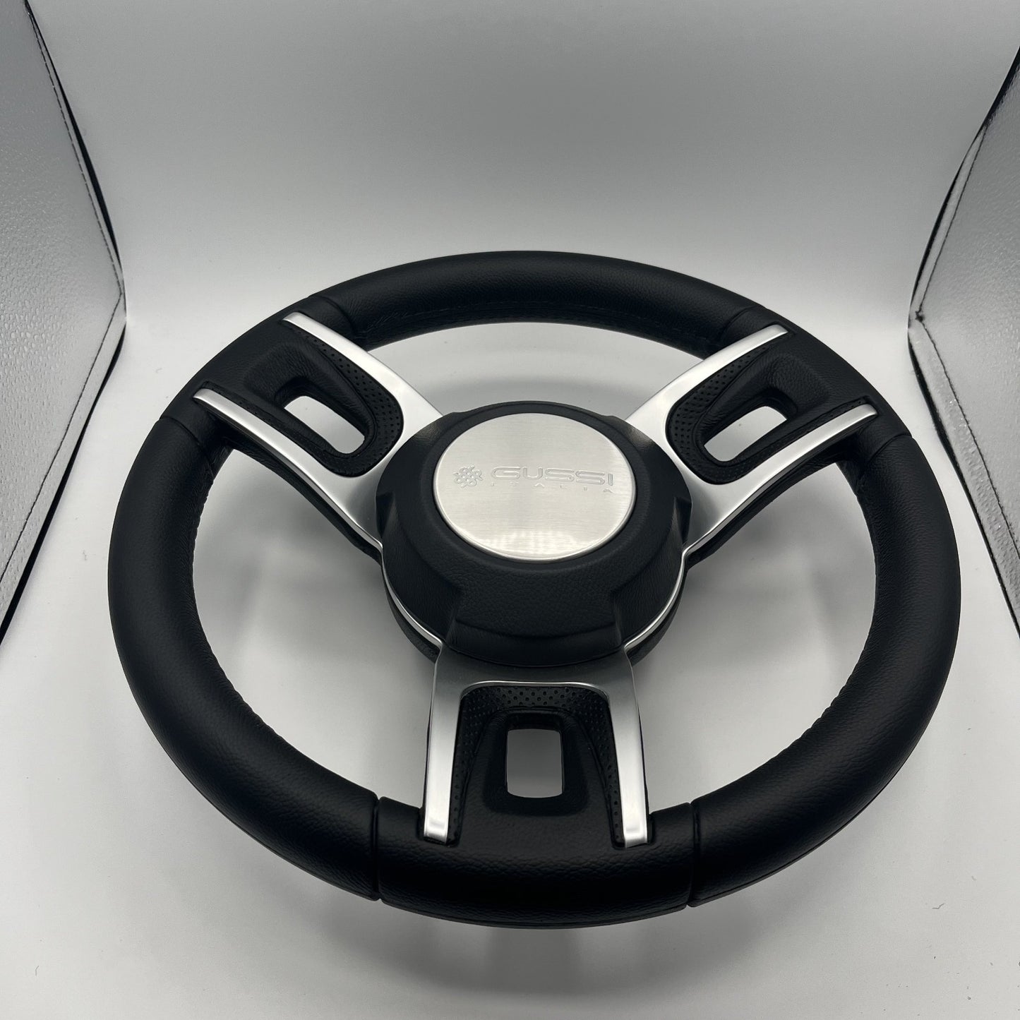 Gussi Italia Black Model 702 Steering Wheel | Gussi Italia