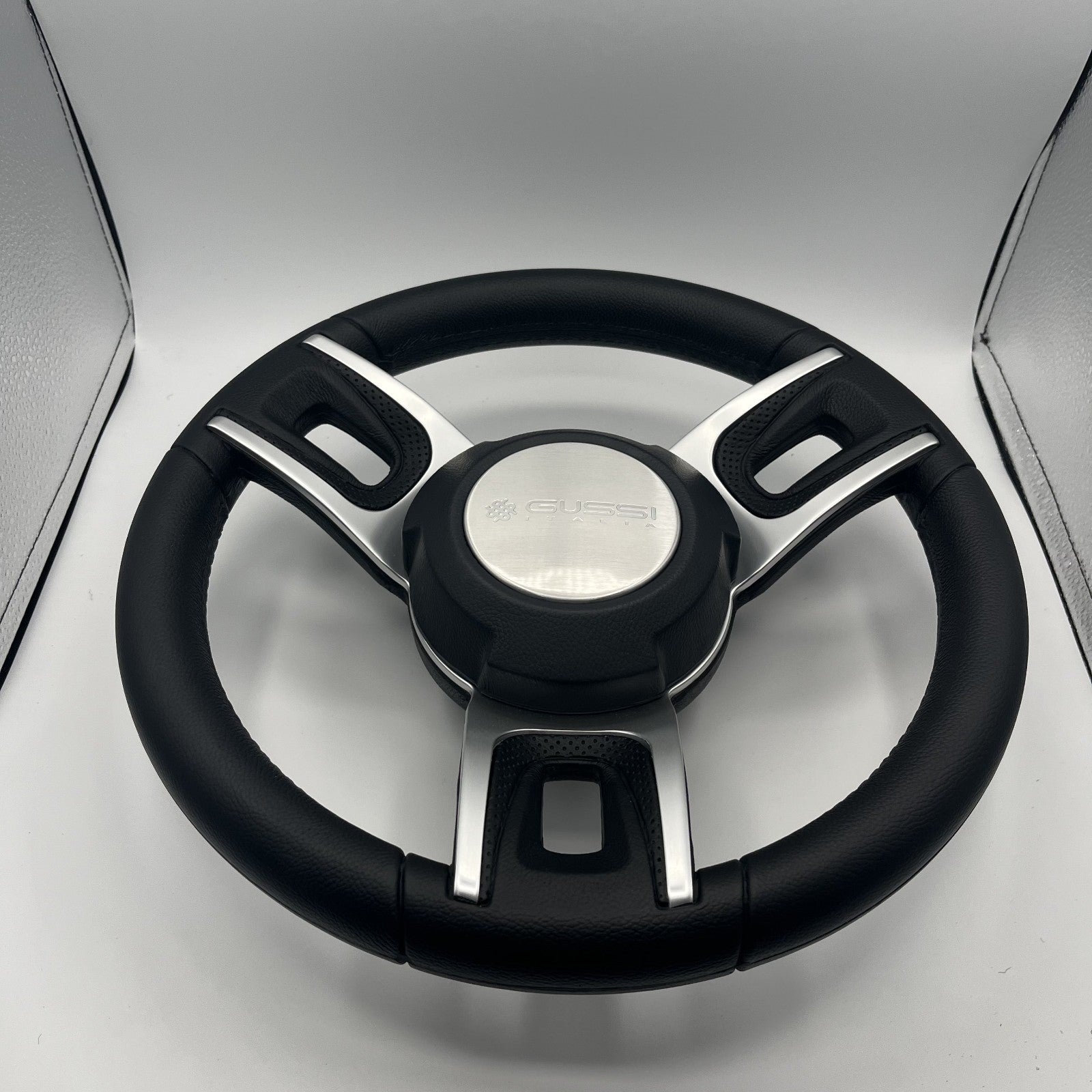 Gussi Italia Black Model 702 Steering Wheel | Gussi Italia