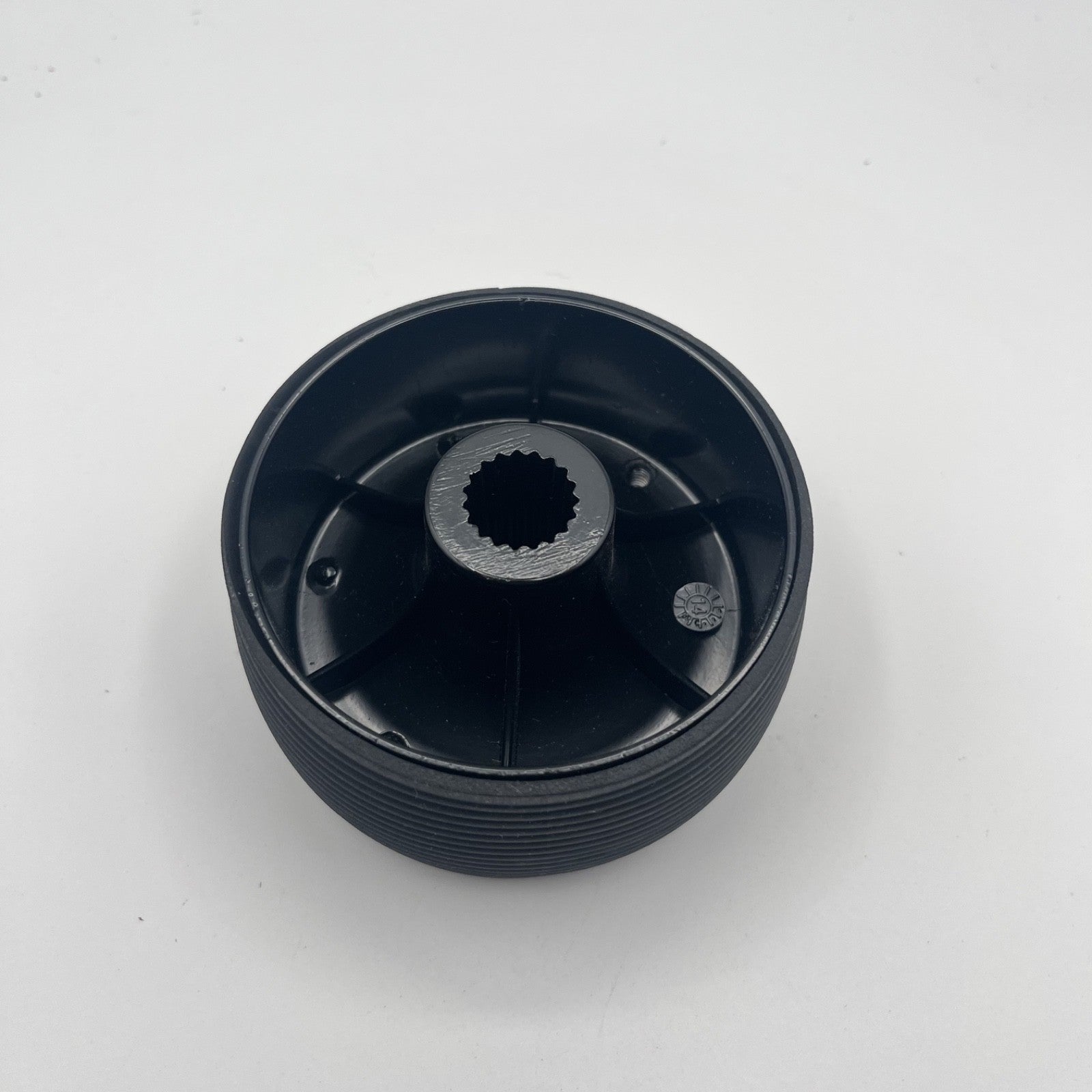 Molinara Marine Steering Wheel Black Brushed Aluminum Spokes | Tige