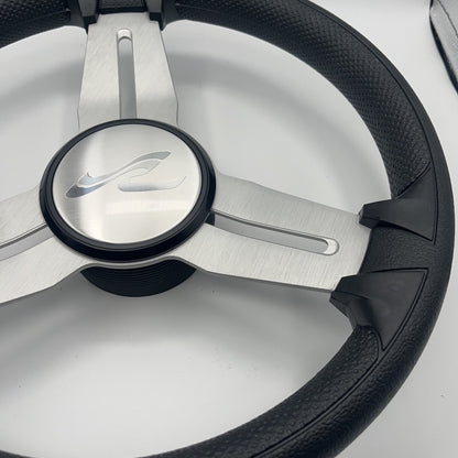 Model 15A Marine Steering Wheel Brushed Alum Spokes | SeaRay Boats