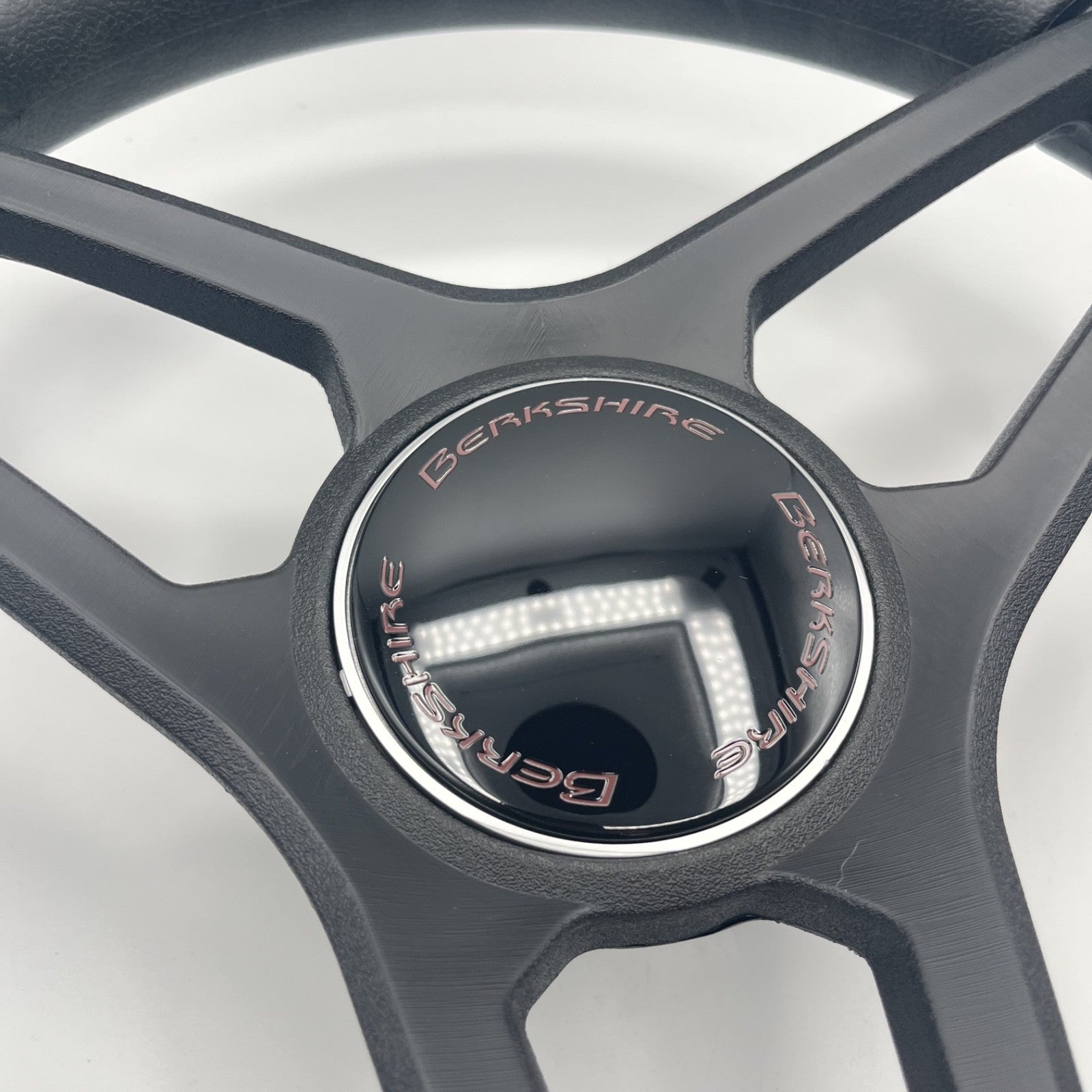 Molino Black w/Soft Touch Urethane Rim Boat Steering Wheel | Berkshire Boats