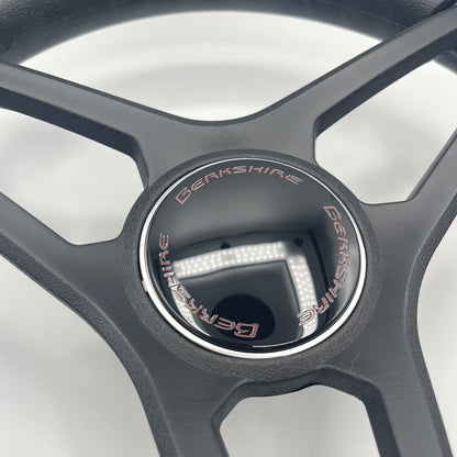 Molino Black w/Soft Touch Urethane Rim Boat Steering Wheel | Berkshire Boats
