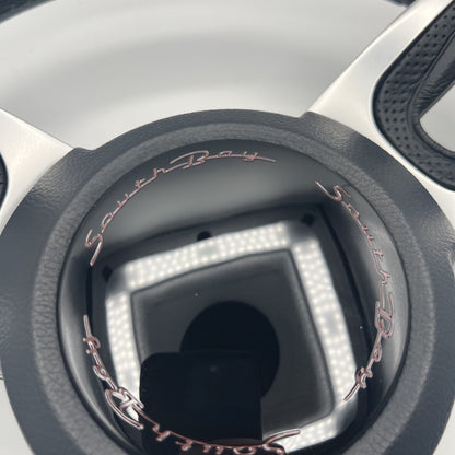 Gussi Italia Black Model 702 Steering Wheel | SouthBay Boats